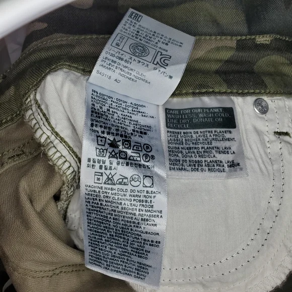 LEVI'S camo skinny Jeans - Picture 11 of 16